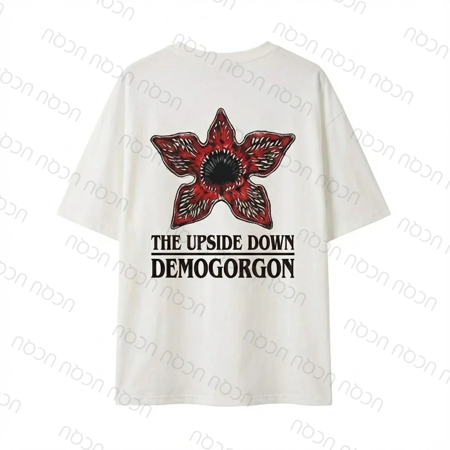 2026 UCQU Demogorgon The Upside Down Pajamas Set Couple Matching Demogorgon Short Sleeve Tee Pants Valentines Day Gift Homewear - CasaMontevia