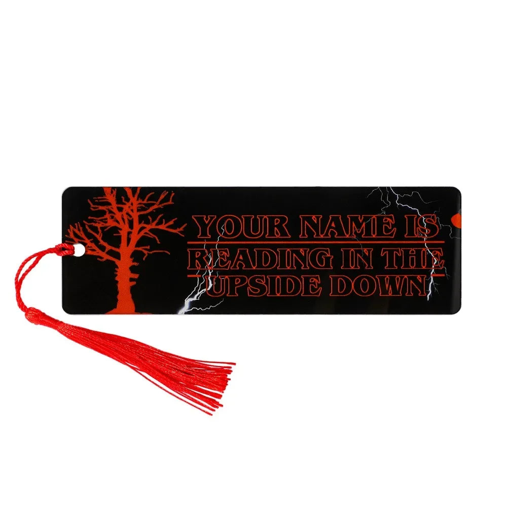 Stranger Things Acrylic Horror Bookmarks Reader Accessories Student Learning Stationery Teacher Office Supplies - CasaMontevia