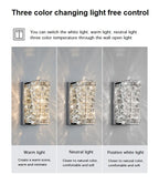 Luxury K9 Crystal Wall Lamp Sconce Modern LED Light Fixture For Bedside Living Room Aisle Background Hote Decor Lihghting Lustre