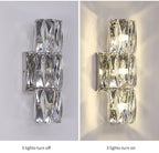 Luxury K9 Crystal Wall Lamp Sconce Modern LED Light Fixture For Bedside Living Room Aisle Background Hote Decor Lihghting Lustre