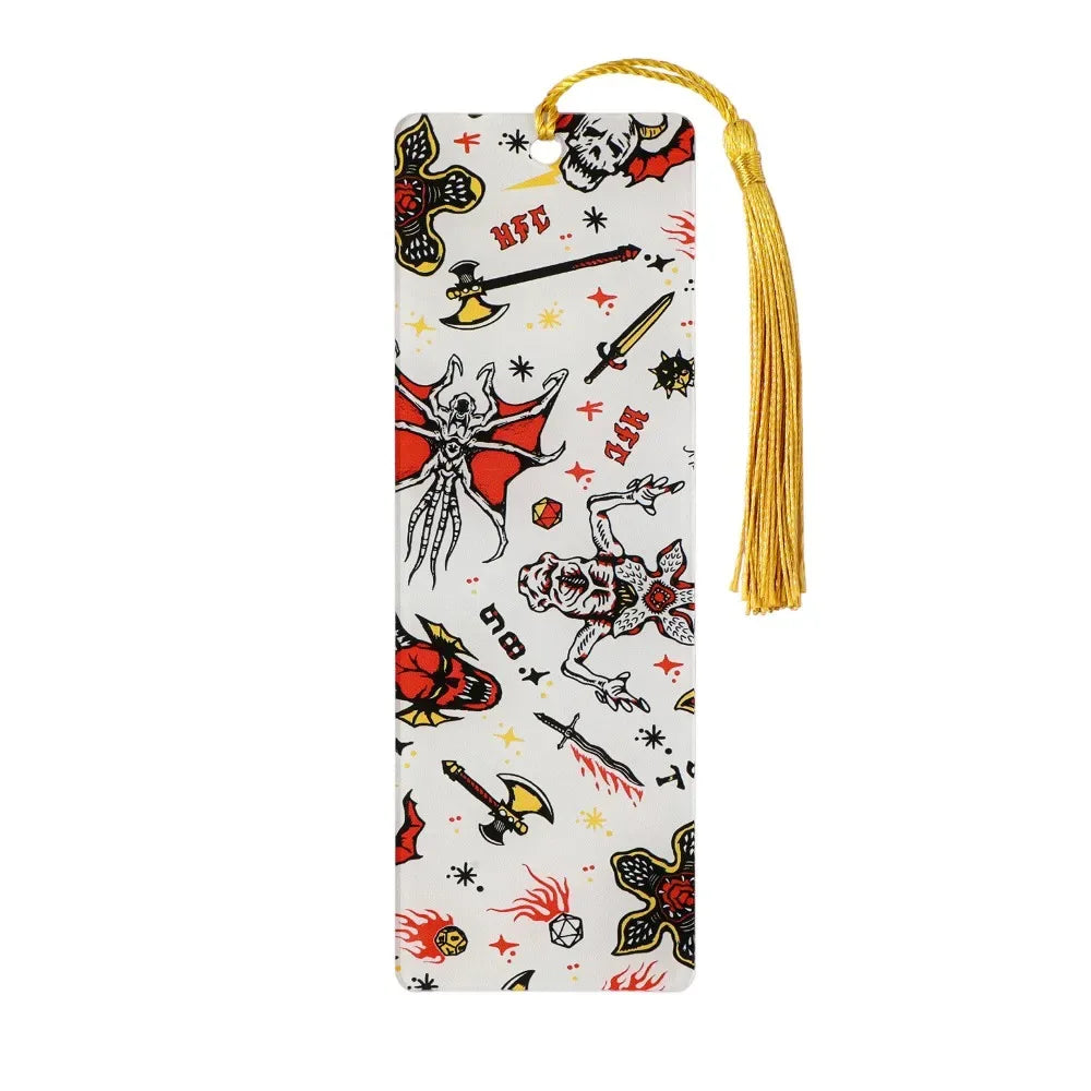 Stranger Things Acrylic Horror Bookmarks Reader Accessories Student Learning Stationery Teacher Office Supplies - CasaMontevia