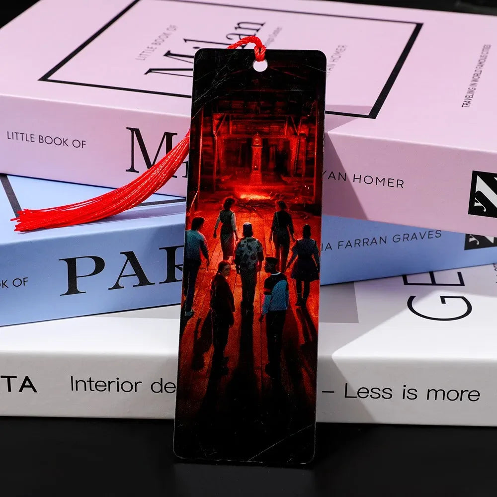 Stranger Things Acrylic Horror Bookmarks Reader Accessories Student Learning Stationery Teacher Office Supplies - CasaMontevia