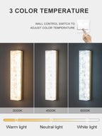 Italian Luxury Crystal Wall Lamp For Bedroom Living Room Hallway Glass Copper Gold Bedside LED Sconce Lighting Fixtures