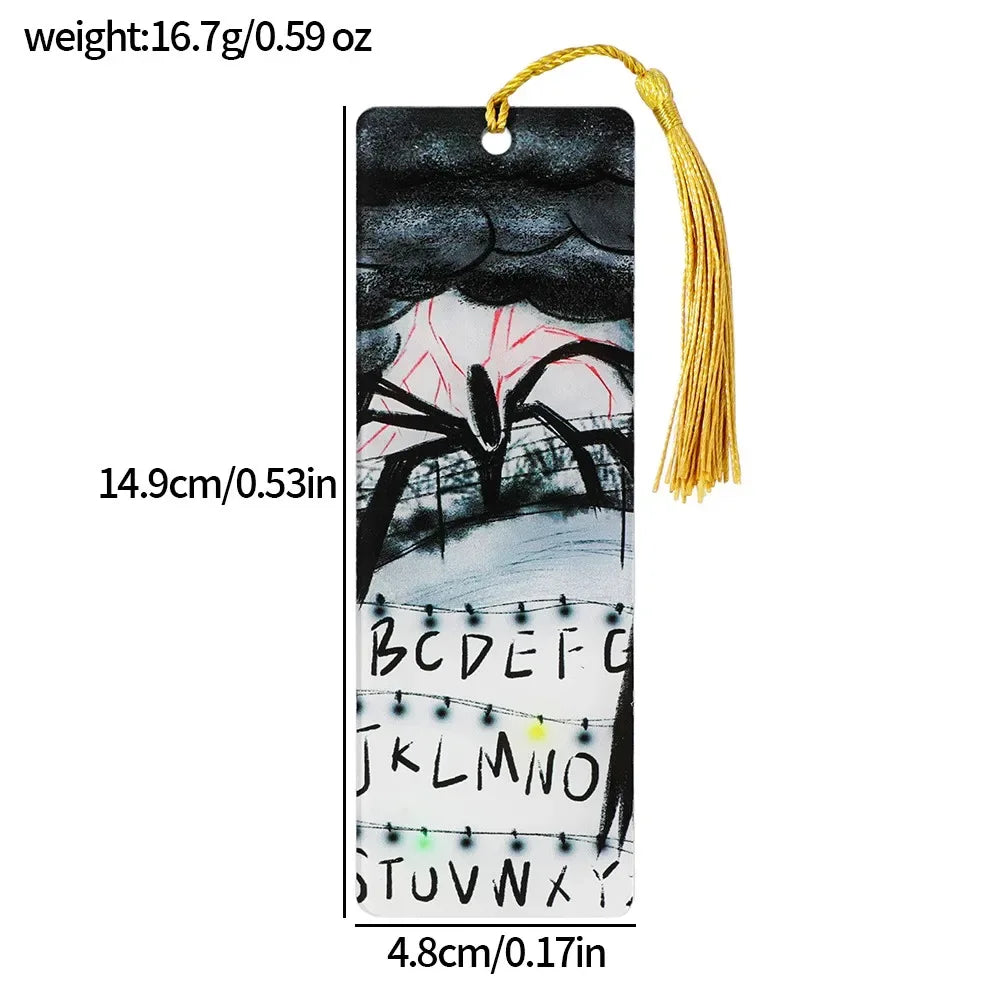 Stranger Things Acrylic Horror Bookmarks Reader Accessories Student Learning Stationery Teacher Office Supplies - CasaMontevia