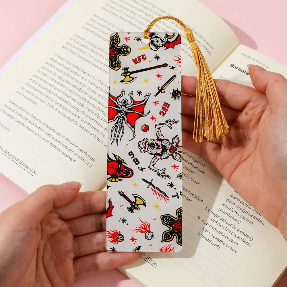 Stranger Things Acrylic Horror Bookmarks Reader Accessories Student Learning Stationery Teacher Office Supplies - CasaMontevia