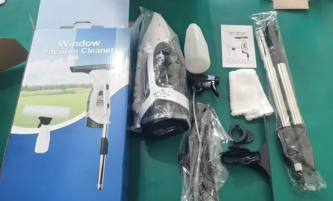 Cordless Electric Window Cleaner | Streak-Free Glass Cleaning Made Easy