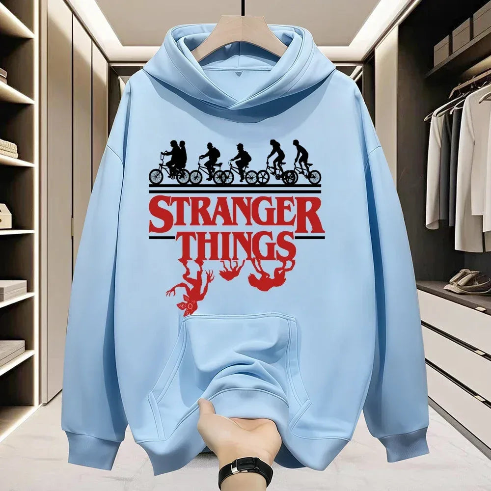 2026 New Arrival Hellfire Club Hoodie, Stranger Things Monster Print, Family Couple Matching Set - CasaMontevia