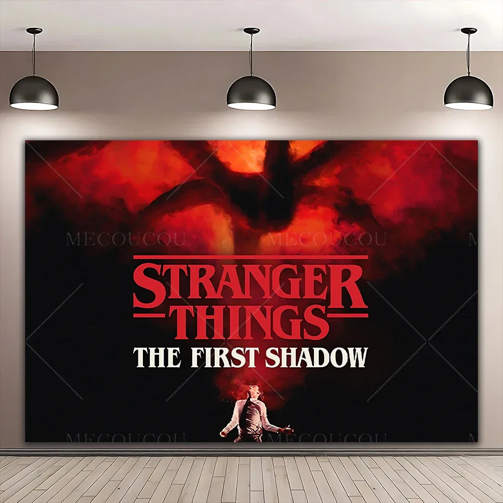 Stranger Things Theme Banner Background – Wall Decoration Poster for Children’s Birthday Party, Gift Arrangement & Photography Backdrop - CasaMontevia