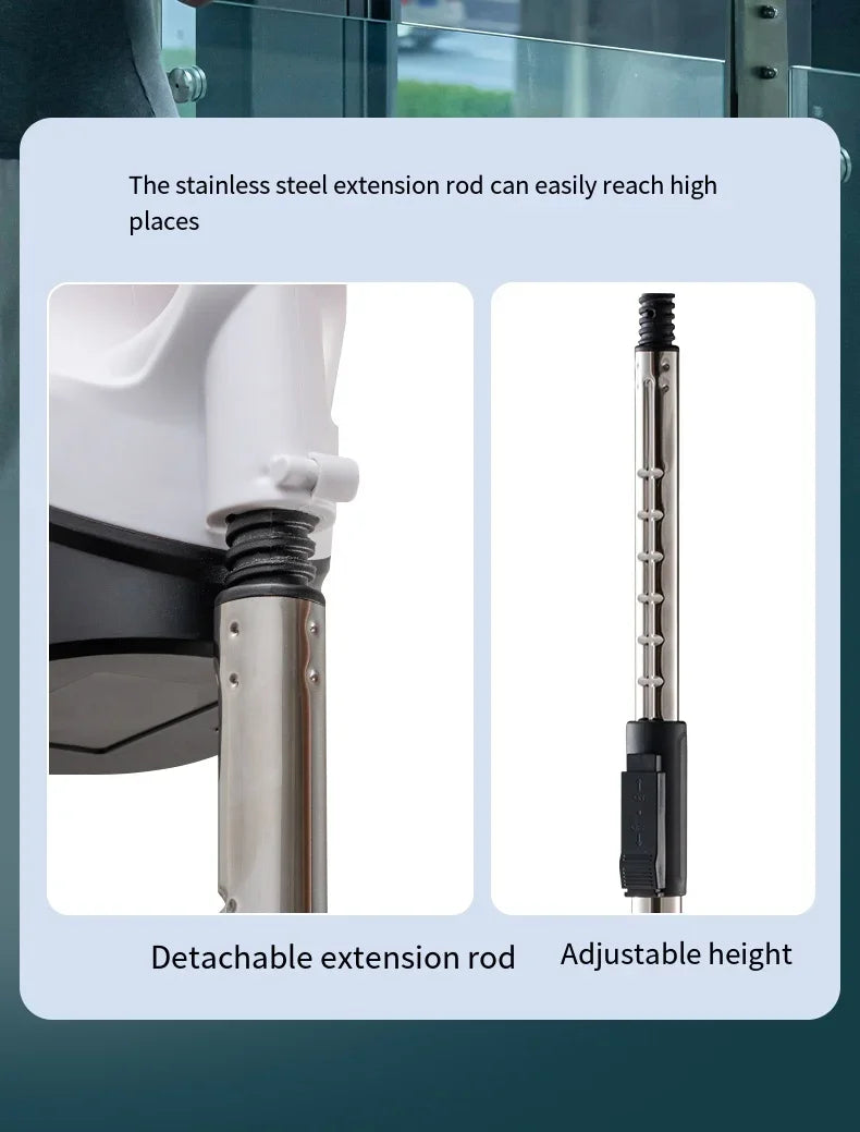 Cordless Electric Window Cleaner | Streak-Free Glass Cleaning Made Easy