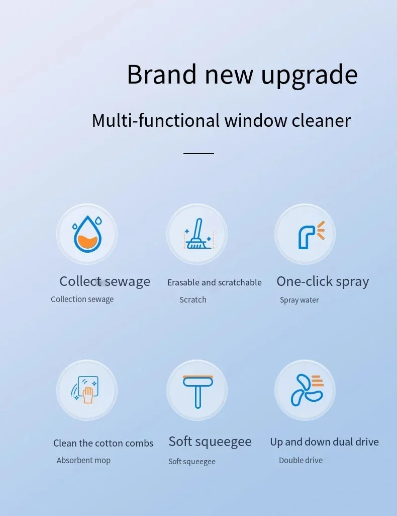 Cordless Electric Window Cleaner | Streak-Free Glass Cleaning Made Easy