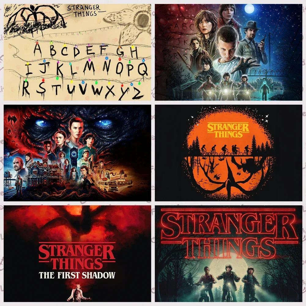 Stranger Things Theme Banner Background – Wall Decoration Poster for Children’s Birthday Party, Gift Arrangement & Photography Backdrop - CasaMontevia