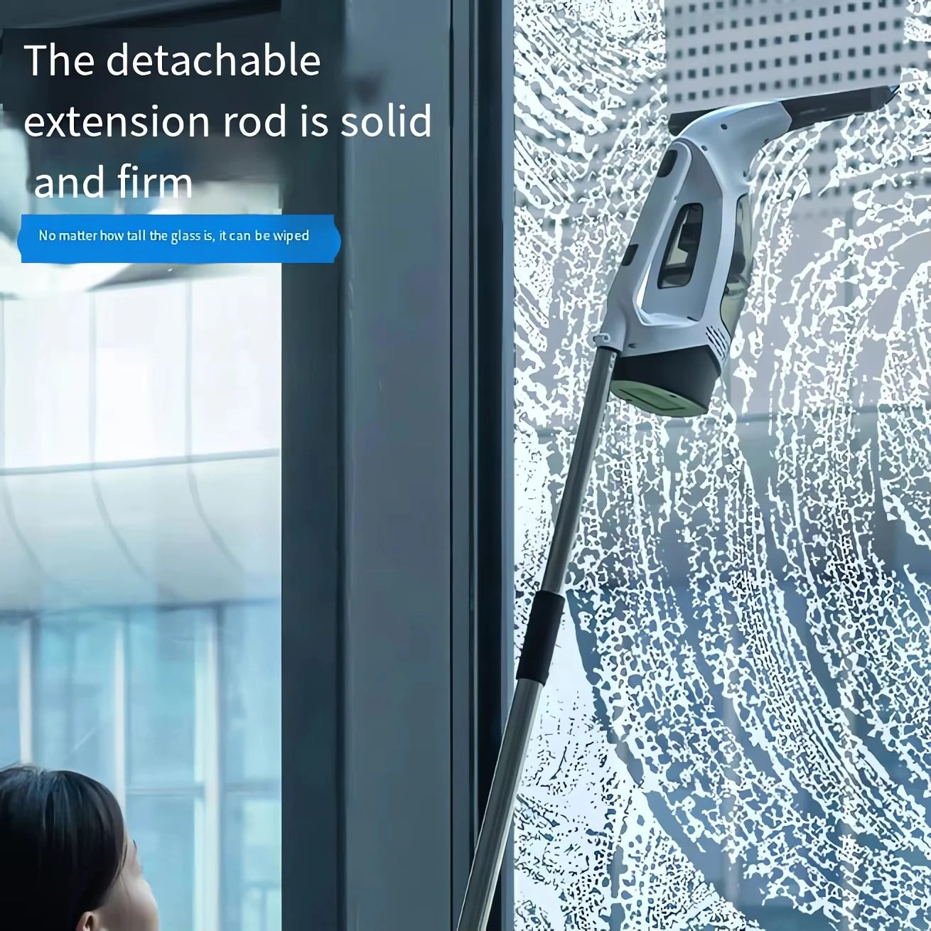 Cordless Electric Window Cleaner | Streak-Free Glass Cleaning Made Easy