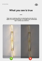 Italian Luxury Crystal Wall Lamp For Living Room Bedroom Home Hallway Long Gold Bedside LED LIghts Room Decoration Wall Light