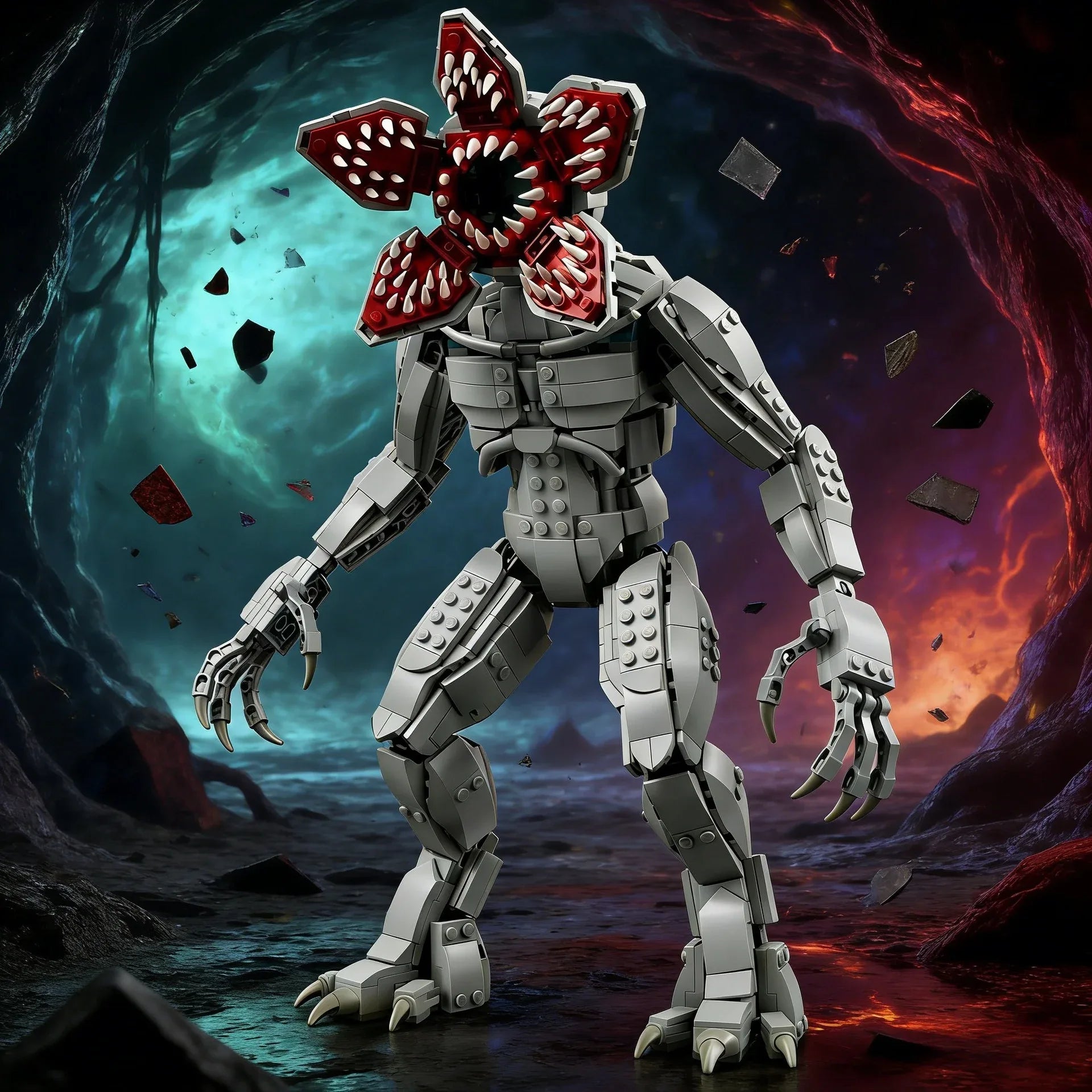 Stranger Things Demogorgon Building Blocks - CasaMontevia