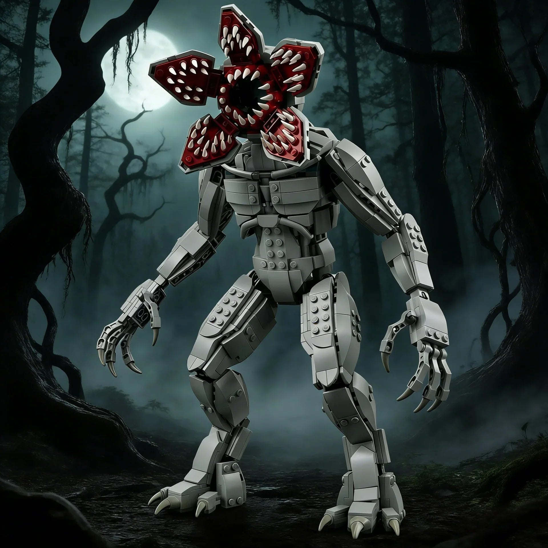 Stranger Things Demogorgon Building Blocks - CasaMontevia