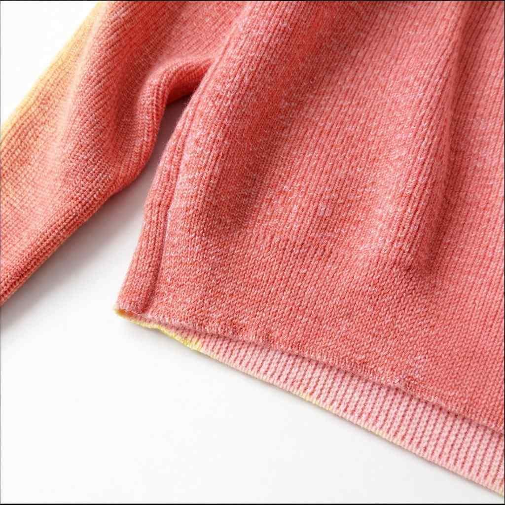 Thermal-Reactive Color-Change Sweater | Soft Viscose Knit | Orange-Yellow - CasaMontevia