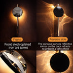 Modern Rotatable LED Wall Sconce – Stainless Steel Corrugated Design